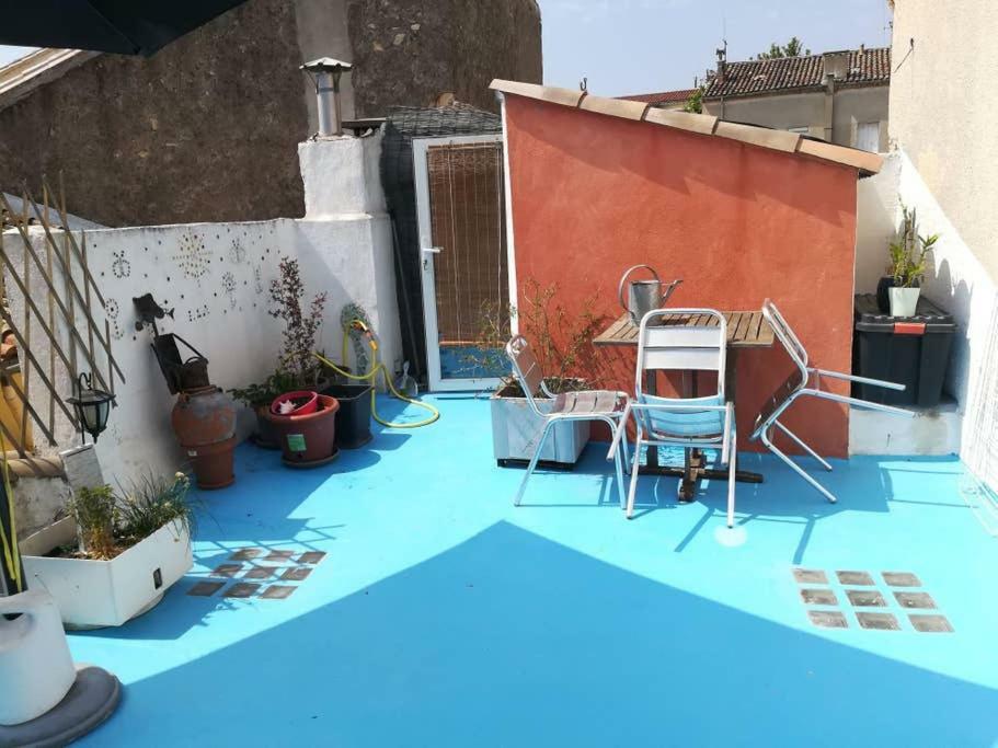 Maison De Ville, Terrasse, Chaleureuse Lejlighed Narbonne Eksteriør billede
